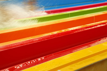 Water slidesの写真素材