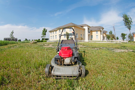 The lawn mowerのeditorial素材