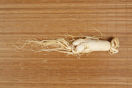 Ginseng, close-upの写真素材