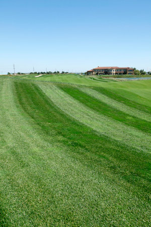 The golf course landscapeのeditorial素材