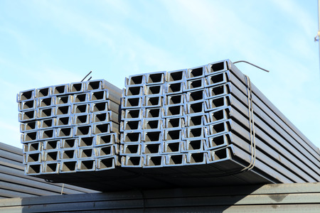 Channel steelの写真素材
