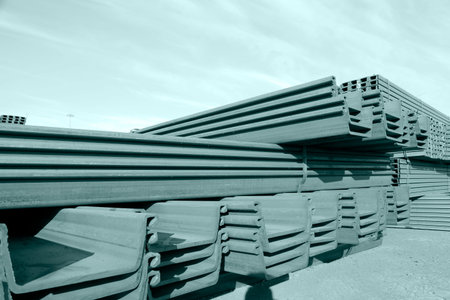 Channel steelの写真素材