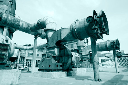 old coal-gas factory in Beijing,Chinaのeditorial素材