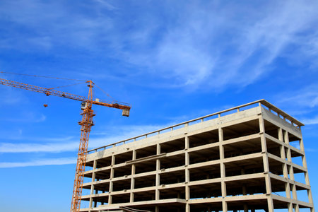 The construction siteのeditorial素材