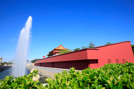 Tiananmen square in Beijing, Chinaのeditorial素材