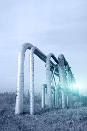 Oil pipeline viewの写真素材