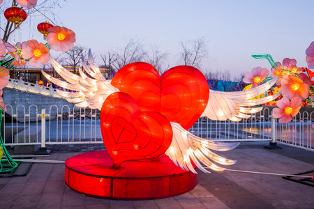 customize chinese lantern festival for decorationのeditorial素材