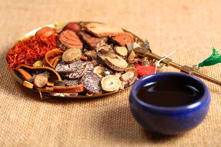 Chinese herbal medicineの写真素材