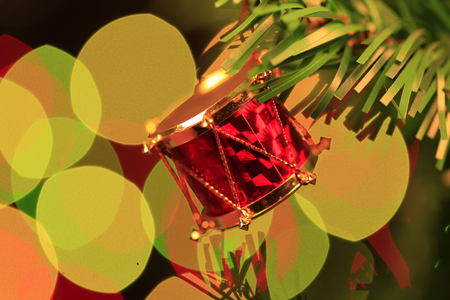 Christmas decoration, holiday materialの写真素材