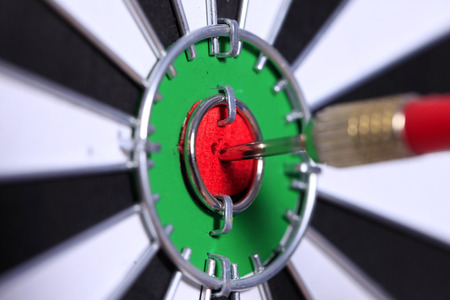 darts,  darts hit the centerの写真素材