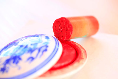 Chinese stone sealの写真素材