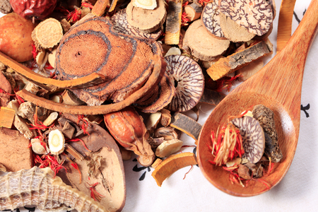 Chinese herbal medicineの写真素材