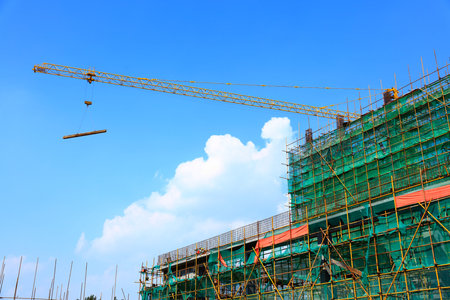 The construction site is under construction