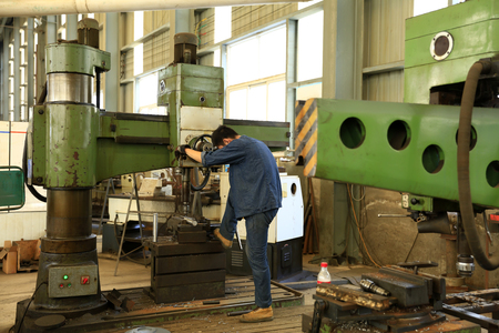The worker  work in  the factory,の写真素材