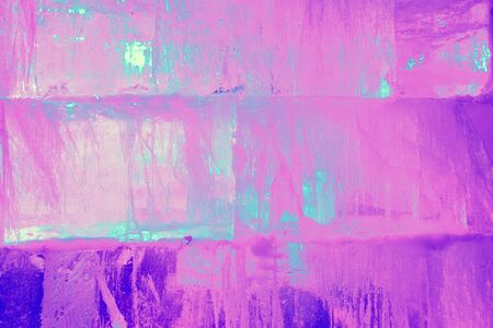 Ice cubes piled up, close-upの写真素材