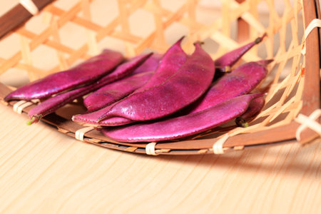 Close-up of lentils, studio shot