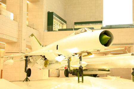 The old plane in the museumのeditorial素材