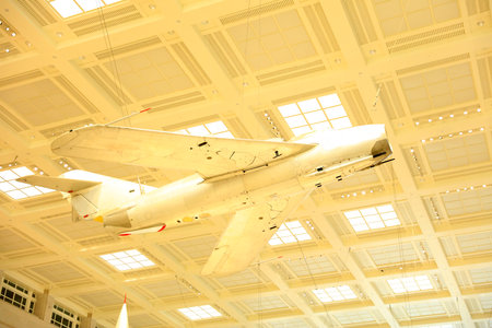The old plane in the museumのeditorial素材