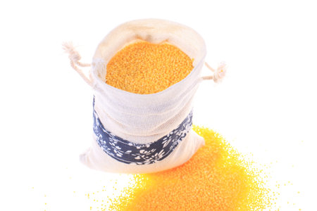 Millet, millet in a bag