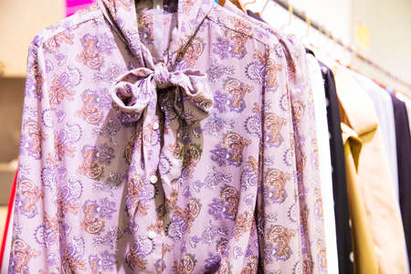 Fashion dresses in the mall, Fashionable women's dresses are in the mallの写真素材