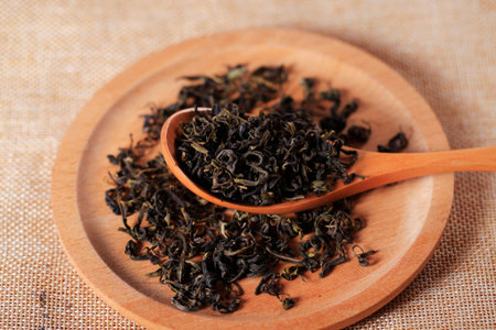 Chinese tea, Chinese black tea, close-up