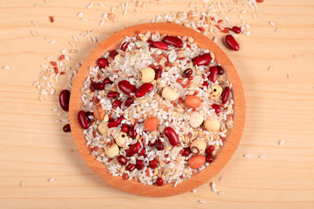 Cereal grains, seeds, beans, All kinds of grains, Chinese foodの写真素材