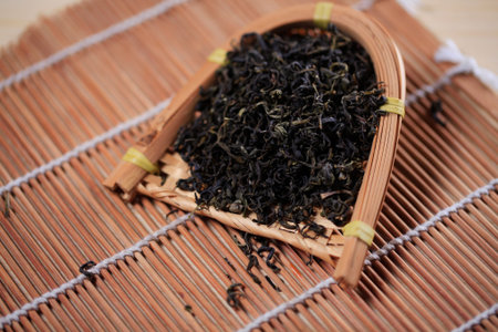 Chinese tea, Chinese black tea, close-up