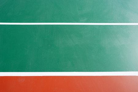 Outdoor basketball court, school rubber basketball courtの写真素材