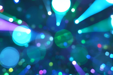 Beautiful light bokeh, bokeh of all colors, all sorts of color is very beautiful