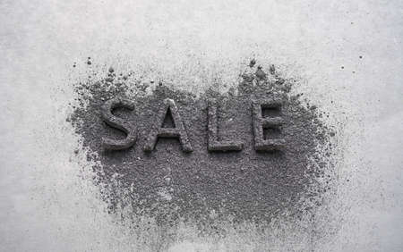Sale - word. Promotion, special offer. Online sale or clearance store concept.の写真素材