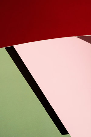 Abstract art showcasing geometric shapes. Modern design and minimalism.の写真素材