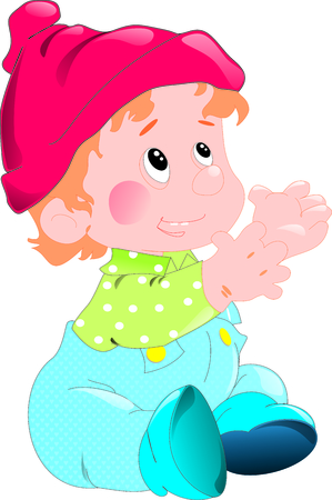 Boy in hatのイラスト素材