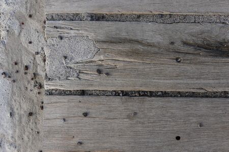 White Wooden Texture Board Background on a beachの写真素材