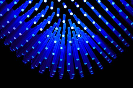 abstract LED light backgroundの写真素材