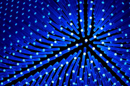 abstract LED light backgroundの写真素材