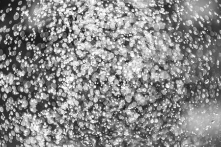 Freeze droplets of water in the air, close-up imageの写真素材