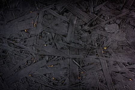 Texture of a black painted woodの写真素材