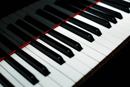 Piano and Piano keyboardの写真素材