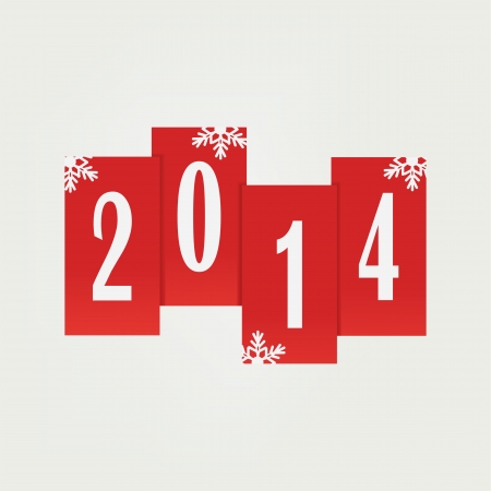 Illustration on New yearのイラスト素材