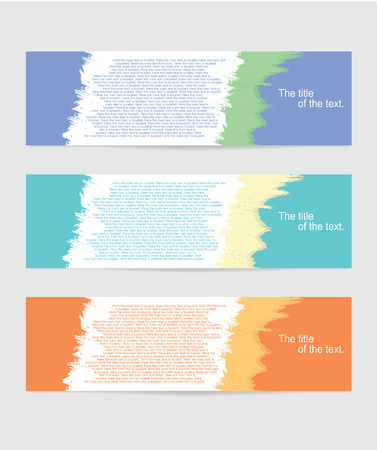 Vector design. Banner, flyer, templateのイラスト素材