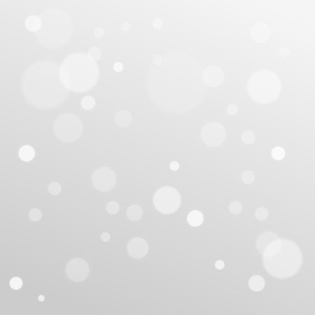 Delicate bokeh gray abstract vector background, winter theme, blurry snowflakesのイラスト素材