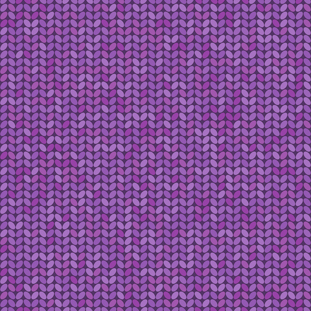 Vector knitted seamless pattern, knitting craft backgroundのイラスト素材