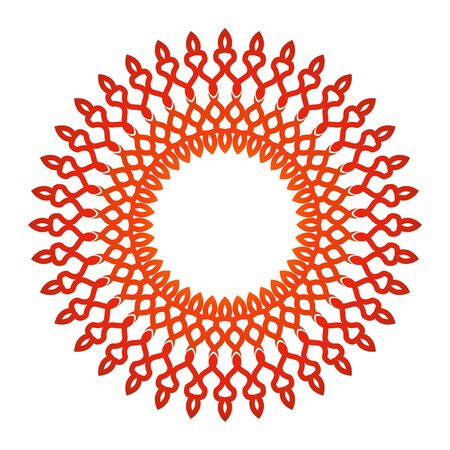 These are some of the symbols or logos of Ornament objects to complement the abstract designのイラスト素材