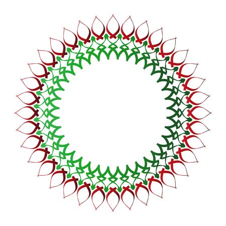 These are some of the symbols of Ornament objects to complement the abstract designのイラスト素材