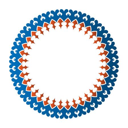 These are some of the symbols or logos of Ornament objects to complement the abstract designのイラスト素材