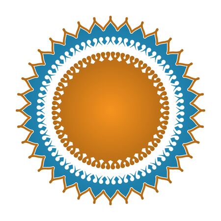 These are some of the symbols of Ornament objects to complement the abstract designのイラスト素材