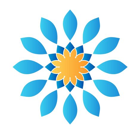 These are some of the symbols or logos of Ornament objects to complement the abstract designのイラスト素材