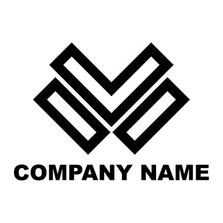 company logo icon element template black and white color vector illustration graphic designのイラスト素材