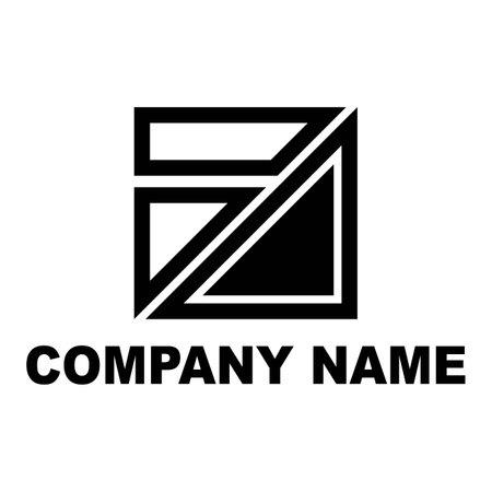 company logo icon element template geometric line art flat style for any designのイラスト素材