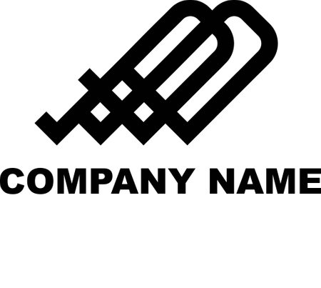 Pipe and pipe music logo. Vector illustration isolated on white background.のイラスト素材